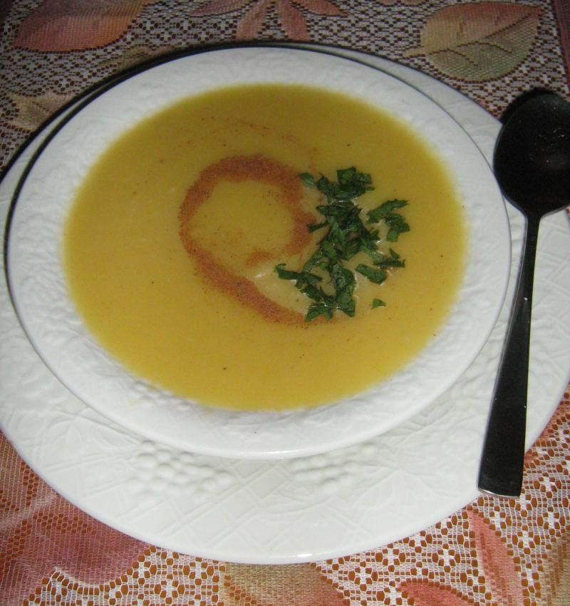Apple and Acorn Squash Soup