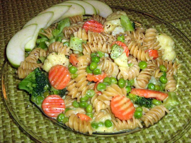 Coconut Curried Veggies and Pasta