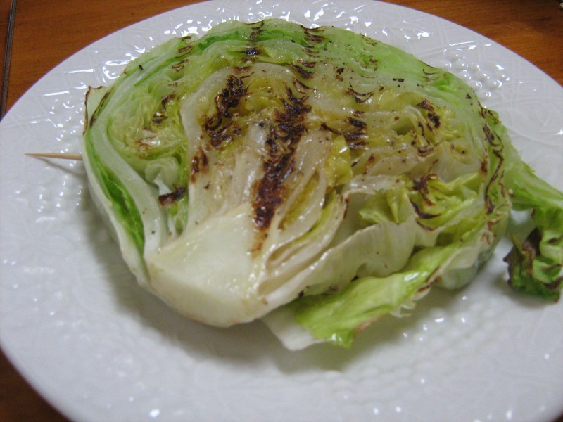 Grilled Lettuce